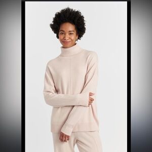 Carlson Soft Pink Turtleneck Sweater